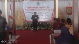 PENGAMBILAN SUMPAH DAN PELANTIKAN  LURAH ANTAR WAKTU